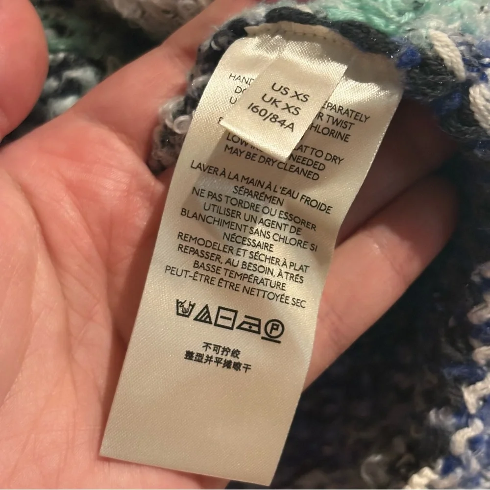 Free People Daydreamer Cardigan Sparkling Seas Size XS Extra Small - Picture 10 of 12